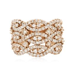 14KT Rose Gold 1.40ctw Diamond Ring