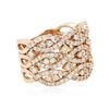 Image 2 : 14KT Rose Gold 1.40ctw Diamond Ring