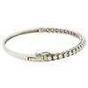 Image 2 : 14KT White Gold 1.11ctw Diamond Bangle