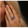 Image 4 : 14KT White Gold 2.13ct Tanzanite and Diamond Ring