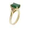 Image 6 : 14KT Yellow Gold 2.20ct Emerald and Diamond Ring