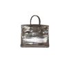 Image 5 : Authentic Vintage Hermes 35cm Graphite Birkin in Crocodile Leather With Gold Hardware