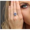 Image 1 : 14KT White Gold 3.06ct Tanzanite and Diamond Ring