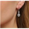 Image 1 : 14KT White Gold 0.90ctw Diamond Earrings
