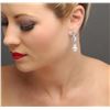 Image 2 : 14KT White Gold Pearl and Diamond Earrings