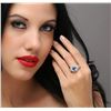 Image 1 : 14KT White Gold 3.14ct Tanzanite and Diamond Ring