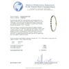 Image 8 : 14KT White Gold 14.08ctw Multi Color Sapphire and Diamond Bracelet
