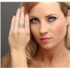 Image 3 : 14KT White Gold 0.86ctw Diamond Ring
