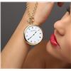 Image 1 : Tiffany & Co. 18KT Yellow Gold Open Face Pocket Watch With Chain
