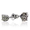 Image 2 : 14KT White Gold 0.58ctw Diamond Earrings