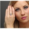 Image 1 : 14KT Yellow Gold 2.62ct Aquamarine and Diamond Ring