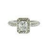Image 1 : 14KT White Gold EGL Certified 1.58ctw Diamond Ring