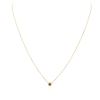 Image 1 : 14KT Yellow Gold 0.26ct Brown Diamond Necklace