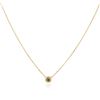 Image 2 : 14KT Yellow Gold 0.26ct Brown Diamond Necklace