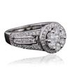 Image 2 : 14KT White Gold 1.30ctw Diamond Ring