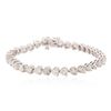 Image 3 : 14KT White Gold 8.20ctw Diamond Tennis Bracelet