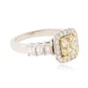 Image 2 : 18KT Two-Tone Gold 3.00ctw Diamond Ring