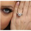 Image 2 : 18KT White Gold 3.14ctw Diamond Ring