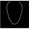 Image 3 : 14KT White Gold 10.86ctw Diamond Necklace