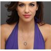 Image 1 : 10KT White Gold 0.35ctw Diamond Pendant With Chain