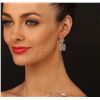 Image 2 : Platinum 2.45ctw Diamond Earrings