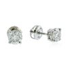 Image 2 : 14KT White Gold 1.06ctw Diamond Solitaire Earrings