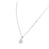 Image 7 : 14KT White Gold 0.83ctw Diamond Pendant With Chain