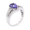 Image 7 : 14KT White Gold 1.88ct Tanzanite and Diamond Ring