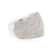 Image 4 : 14KT White Gold 3.68ctw Diamond Ring