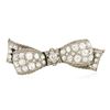 Image 2 : 18KT White Gold 3.66ctw Diamond Brooch