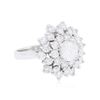 Image 2 : 14KT White Gold 2.64ctw Diamond Ring