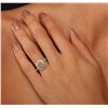 Image 1 : 18KT Two-Tone Gold 1.26ctw Diamond Engagement Ring