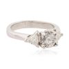 Image 2 : Platinum 1.82ctw Diamond Ring