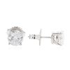 Image 2 : 14KT White Gold 1.50ctw Diamond Stud Earrings