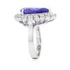Image 6 : 14KT White Gold 5.38ct Tanzanite and Diamond Ring