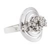 Image 2 : 14KT White Gold 0.51ctw Diamond Ring