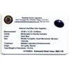 Image 2 : 19.41ctw. Natural Oval Blue Star Sapphire