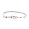 Image 2 : 14KT White Gold 4.55ctw Diamond Tennis Bracelet