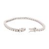 Image 3 : 14KT White Gold 4.55ctw Diamond Tennis Bracelet