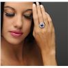 Image 3 : 14KT Two-Tone 2.01ct Tanzanite and Diamond Ring