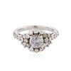 Image 3 : 14KT White Gold 1.84ctw Diamond Ring