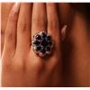 Image 5 : 14KT Rose Gold 10.37ctw Sapphire Ring