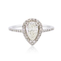 14KT White Gold 0.96ctw Diamond Ring