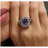 Image 5 : 14KT White Gold 2.43ct Tanzanite and Diamond Ring