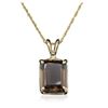 Image 1 : 14KT Yellow Gold 4.00ct Topaz Pendant With Chain