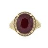 Image 3 : 14KT Yellow Gold 9.17ct Ruby and Diamond Ring