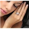 Image 1 : 14KT White Gold 1.37ctw Diamond Ring