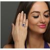 Image 1 : 14KT White Gold 3.88ct Tanzanite and Diamond Ring