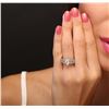 Image 4 : 18KT White Gold 1.79ctw Marquise Cut Diamond Ring