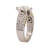 Image 6 : 18KT White Gold 1.79ctw Marquise Cut Diamond Ring